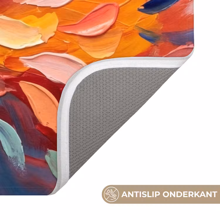 Badmat - Bloemen - Abstract - Kunst - Modern — 3