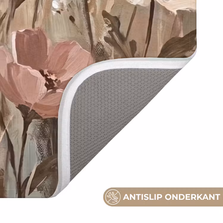 Badmat - Bloemen - Botanisch - Schilderij - Pastel - Rustiek — 3