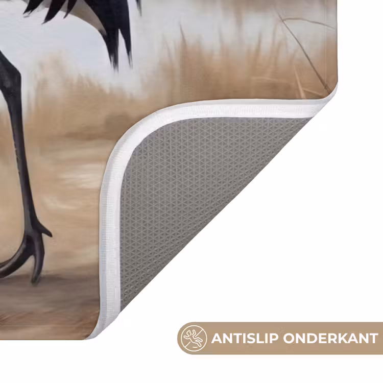 Badmat - Kraanvogel - Natuur - Realistisch — 3