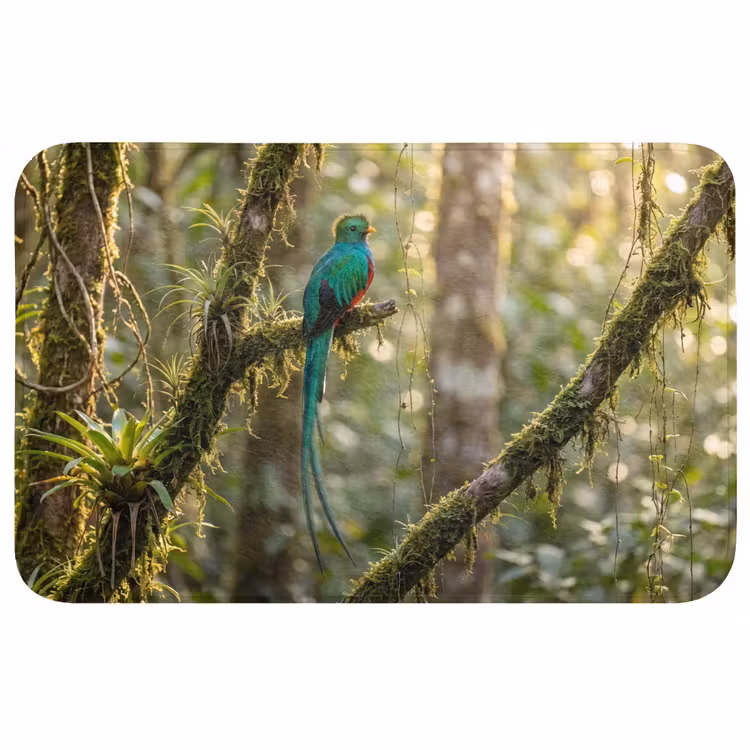 Badmat - Quetzal - Jungle - Natuur - Groen — 1
