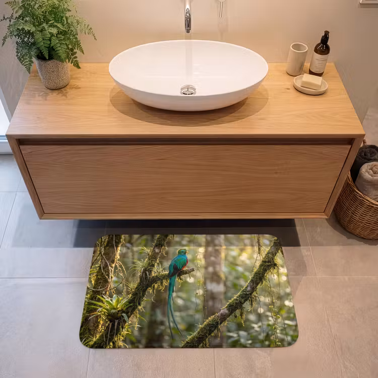 Badmat - Quetzal - Jungle - Natuur - Groen — 2