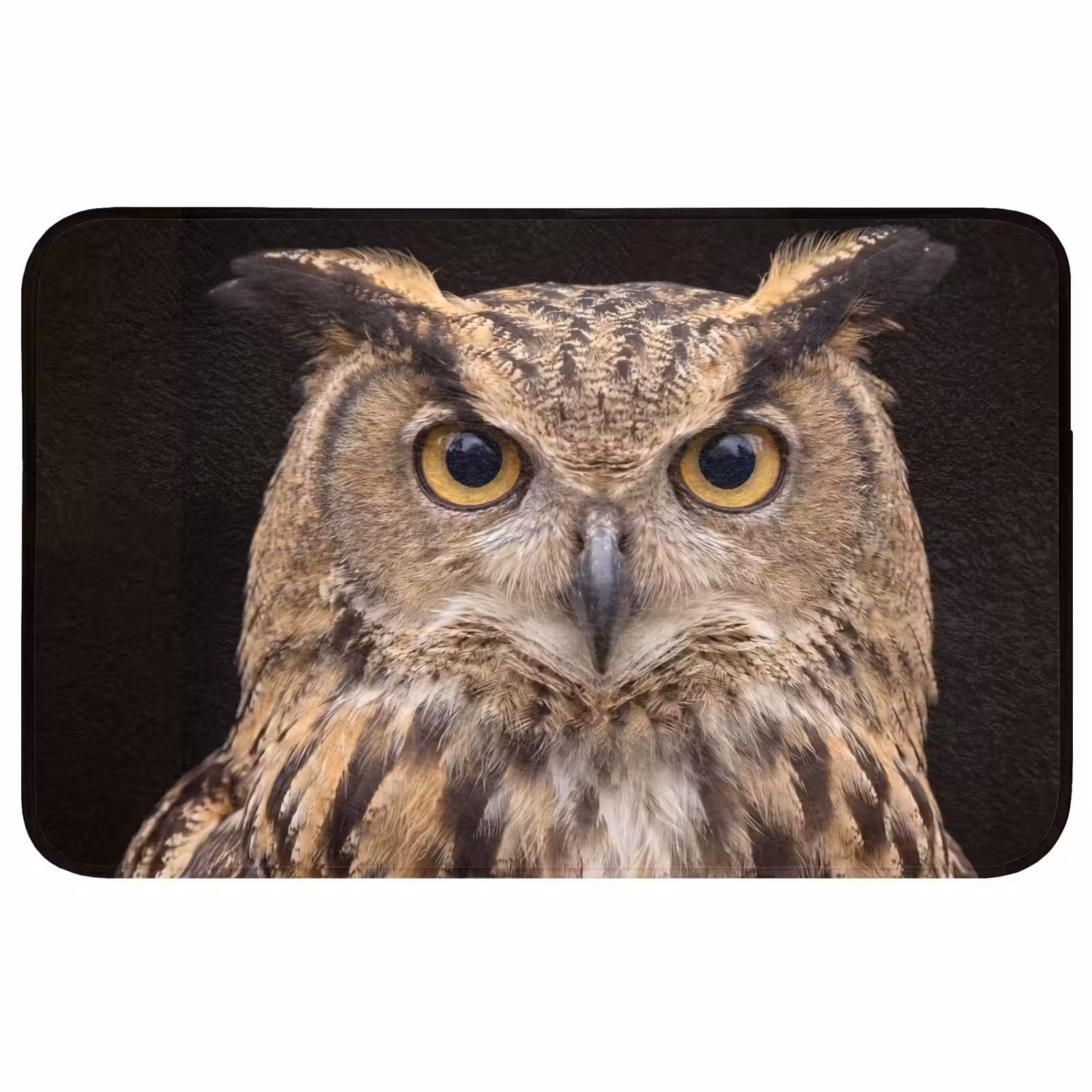 Badmat - Oehoe - Uil - Portret - Bruin — 1