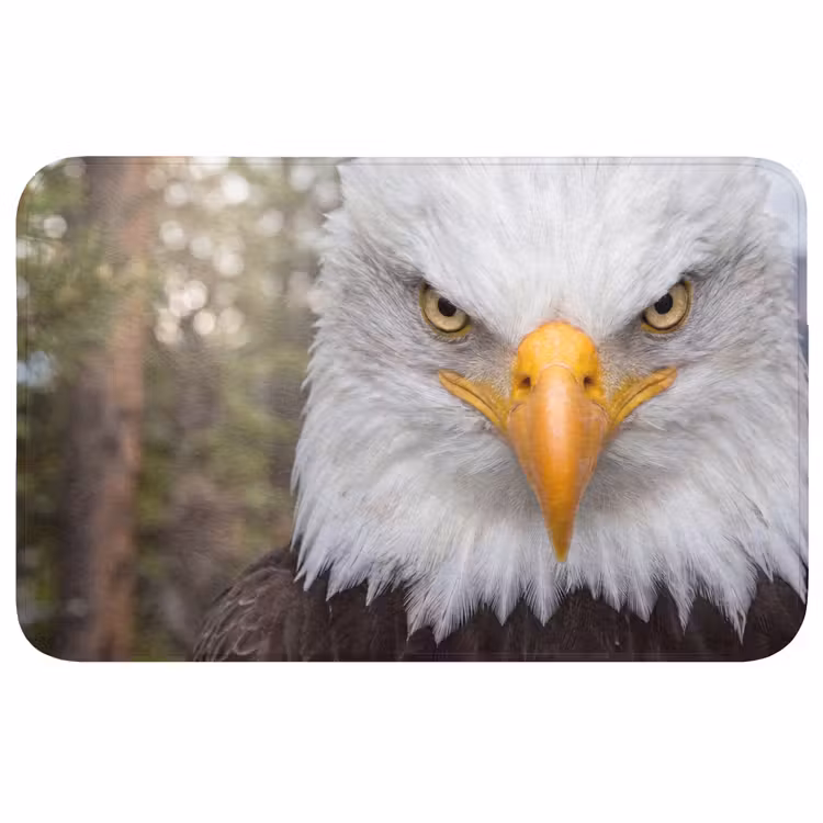 Badmat - Amerikaans - Zeearend - Portret - Geel — 1