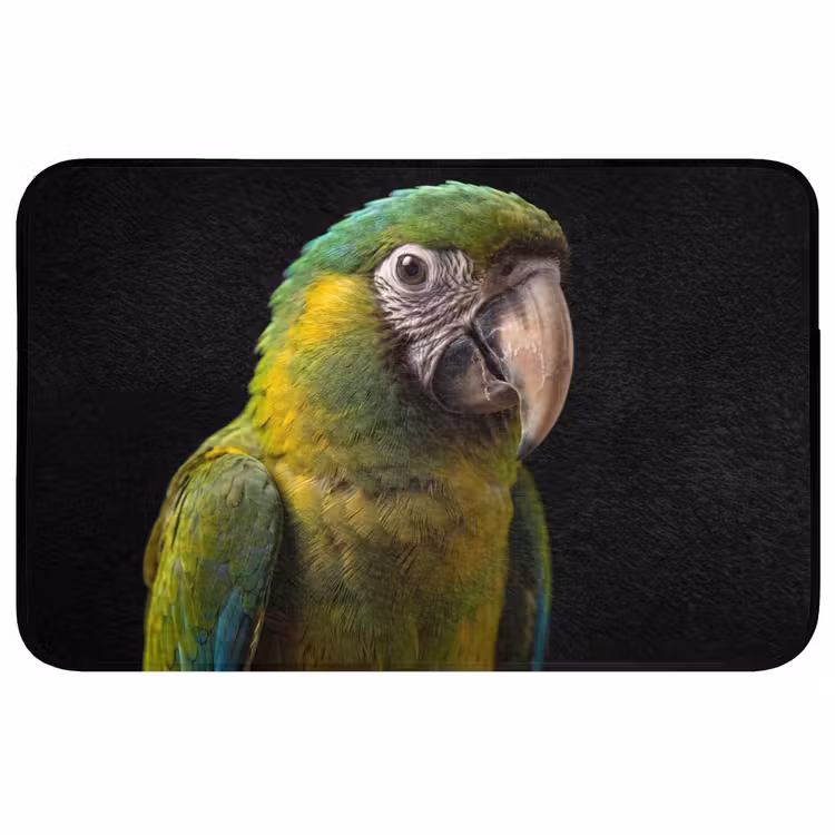 Badmat - Ara - Portret - Groen — 1