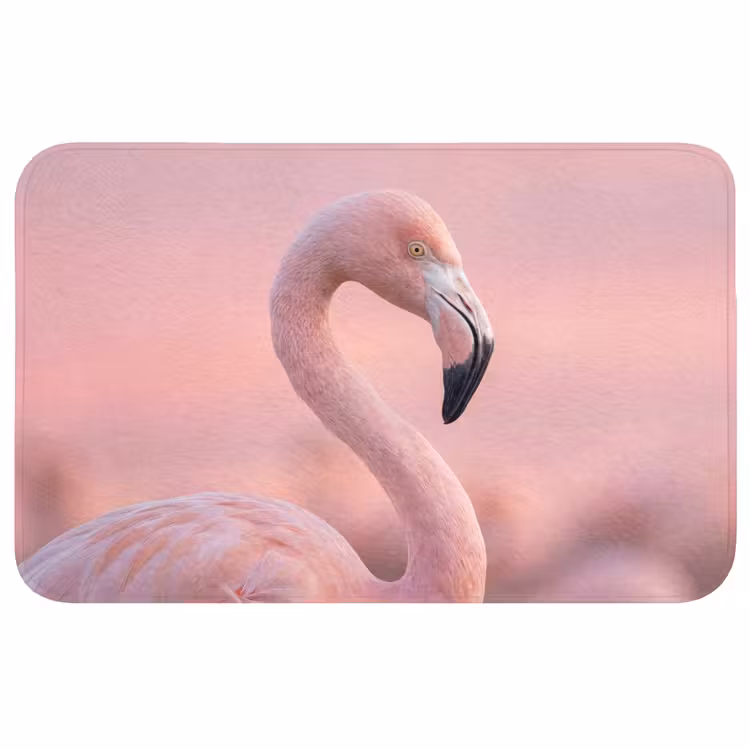 Badmat - Flamingo - Portret - Roze — 1