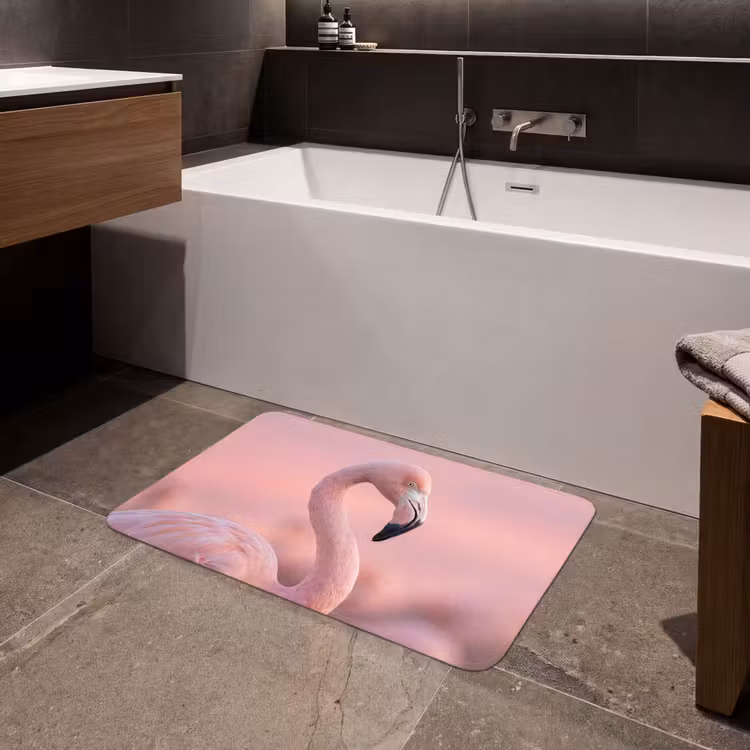 Badmat - Flamingo - Portret - Roze — 4