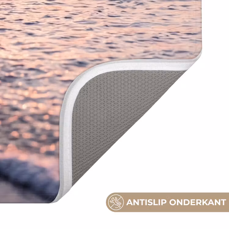 Badmat - Meeuwen - Strand - Zee - Roze — 3