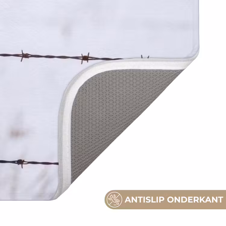 Badmat - Sneeuwuil - Hek - Sneeuw - Wit — 3