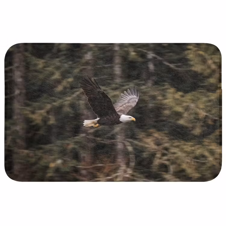 Badmat - Zeearend - Vliegen - Bos - Natuur — 1