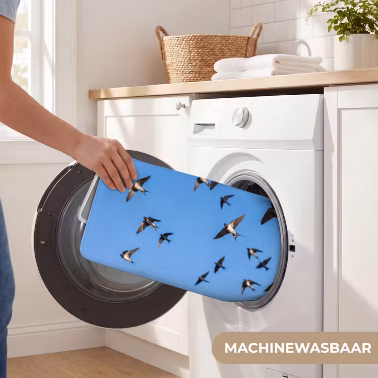 Badmat - Zwaluwen - Vliegen - Blauw — 7
