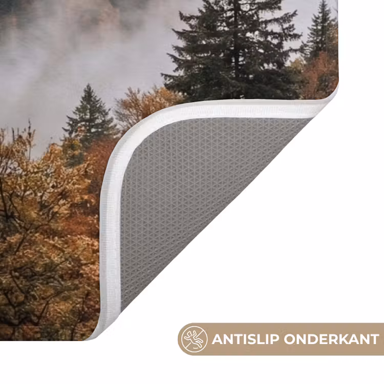 Badmat - Bergen - Vallei - Mist - Herfst - Natuur — 3