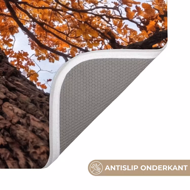Badmat - Boom - Bladerdak - Herfst - Oranje - Sfeervol — 3