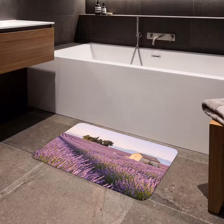 Badmat - Lavendel - Landschap - Sereen - Paars — 4
