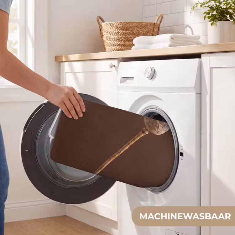 Badmat - Papaverbol - Droogbloem - Bruin - Minimalistisch — 7