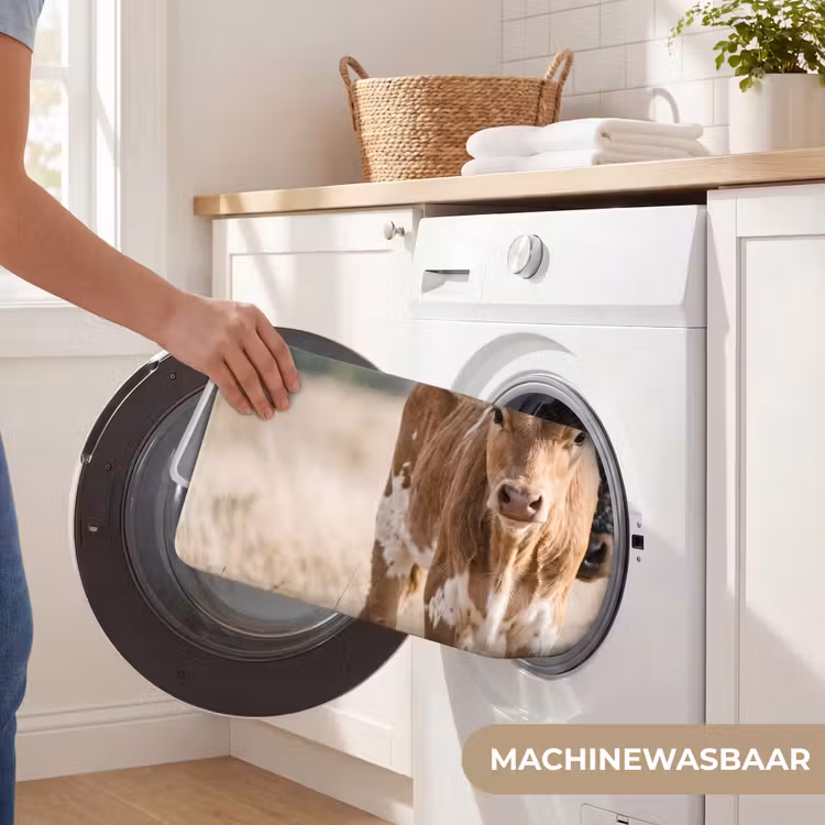 Badmat - Texas Longhorn - Kalf - Weide - Dieren — 7