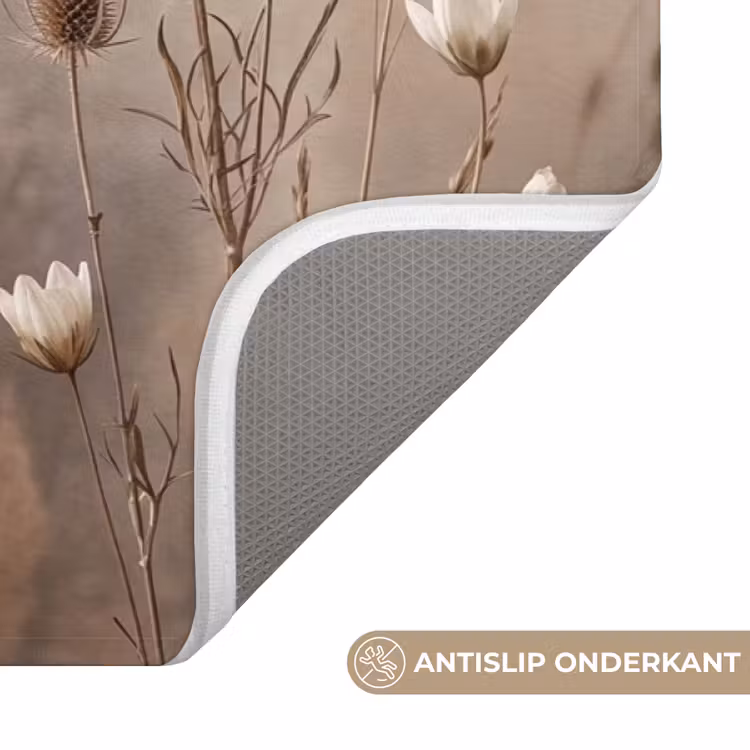Badmat - Wilde bloemen - Botanisch - Vintage - Natuur - Rustiek — 3