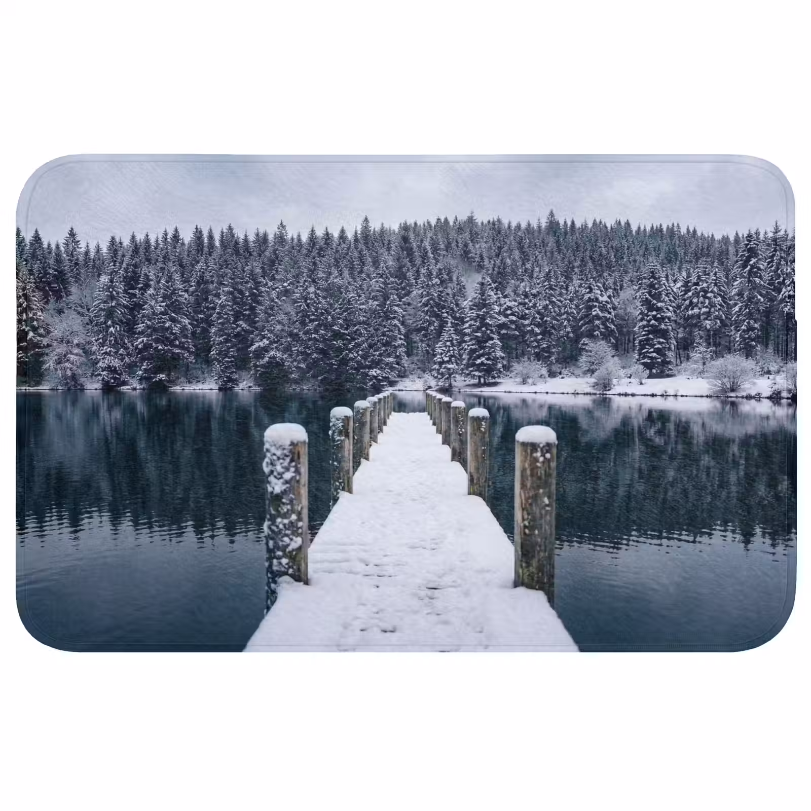 Badmat - Steiger - Meer - Sneeuw - Bergen - Rustgevend — 1