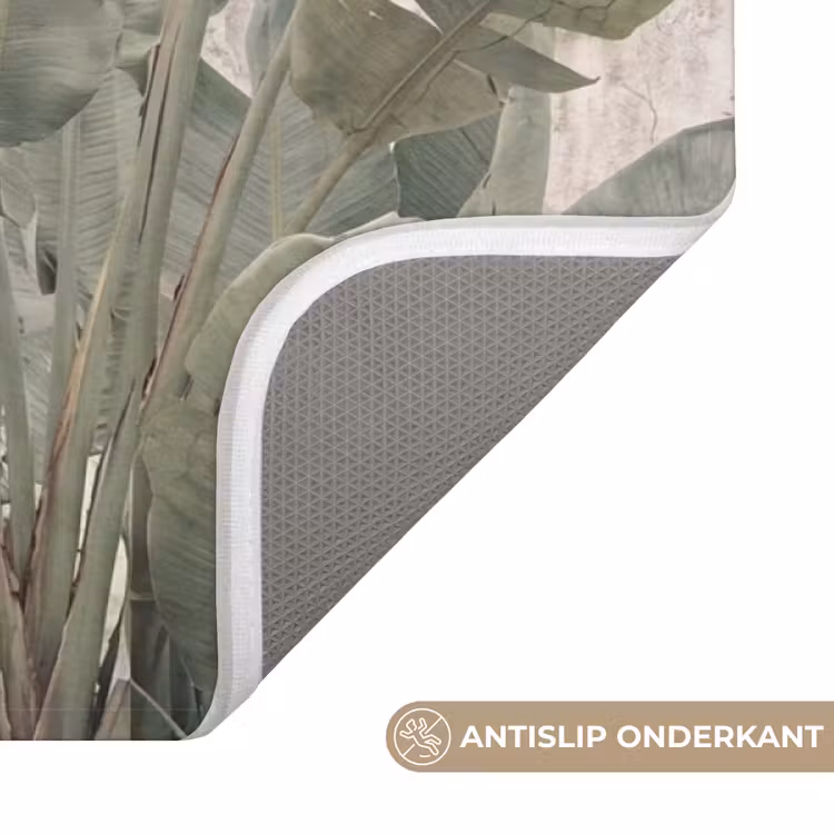 Badmat - Bananenbladeren - Beton - Groen — 3