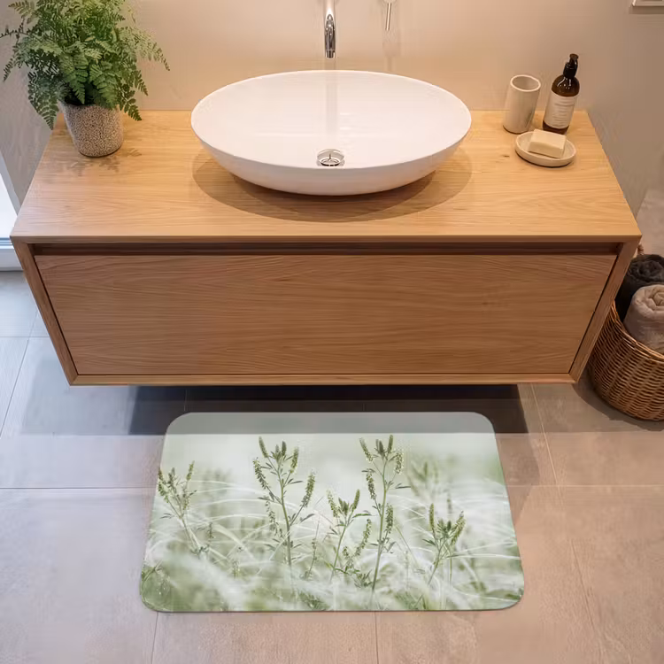 Badmat - Grassen - Minimalistisch - Groen — 2