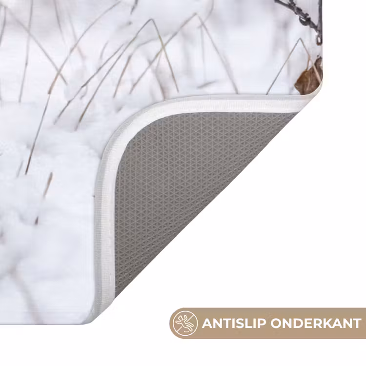 Badmat - Hert - Sneeuw - Bos - Dieren - Vertederend — 3