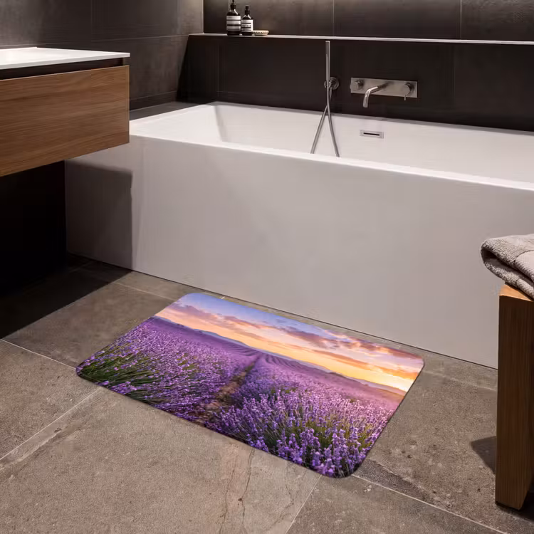 Badmat - Lavendel - Veld - Natuur - Paars — 4