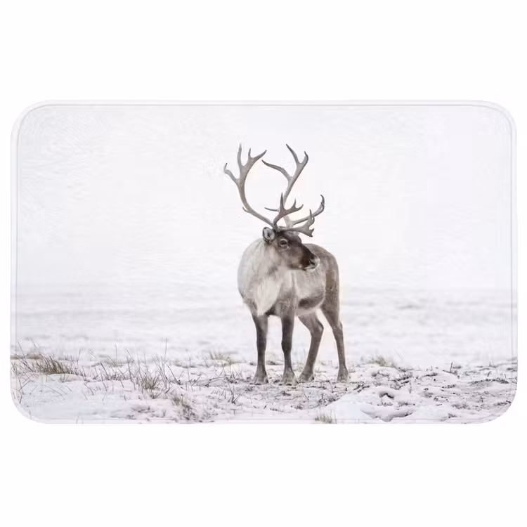 Badmat - Rendier - Gewei - Sneeuw - Winter — 1