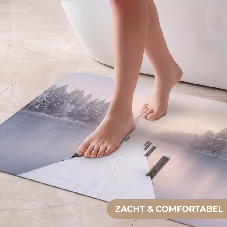 Badmat - Steiger - Meer - Mist - Winter - Serene — 5