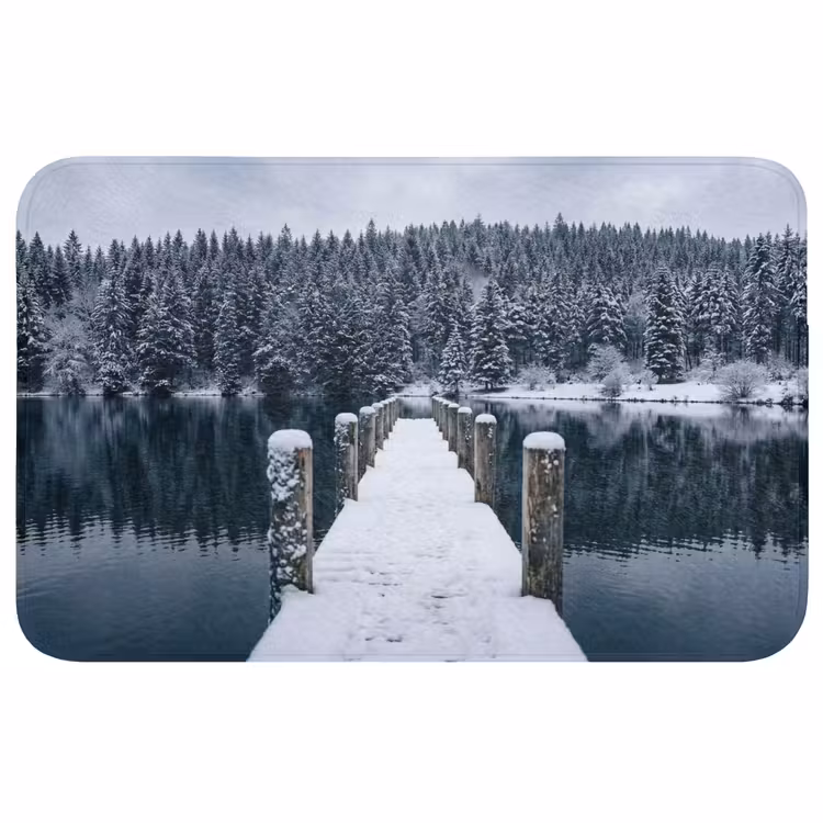 Badmat - Steiger - Meer - Sneeuw - Bergen - Rustgevend — 1
