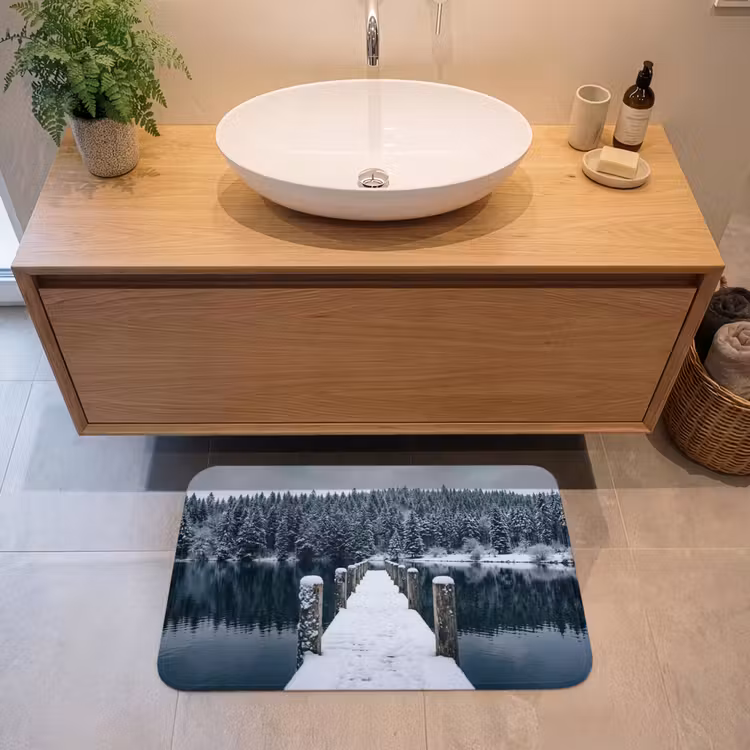 Badmat - Steiger - Meer - Sneeuw - Bergen - Rustgevend — 2