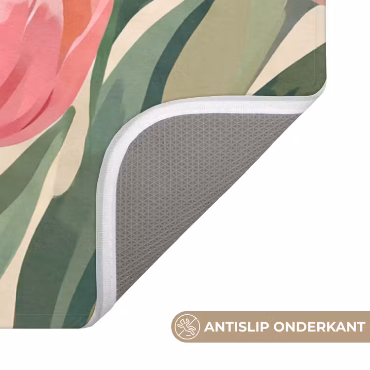 Badmat - Tulpen - Abstract - Kleurrijk — 3