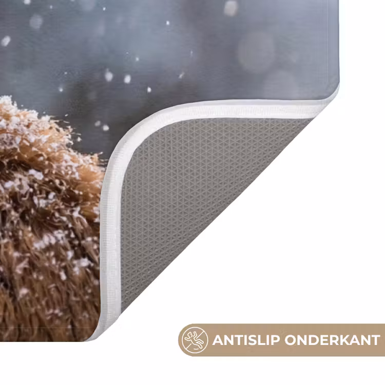 Badmat - Vos - Sneeuwval - Portret - Winter - Sfeervol — 3