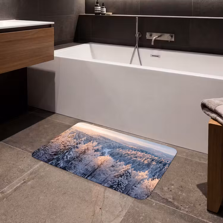 Badmat - Bos - Bergen - Goud - Winter - Warm — 4