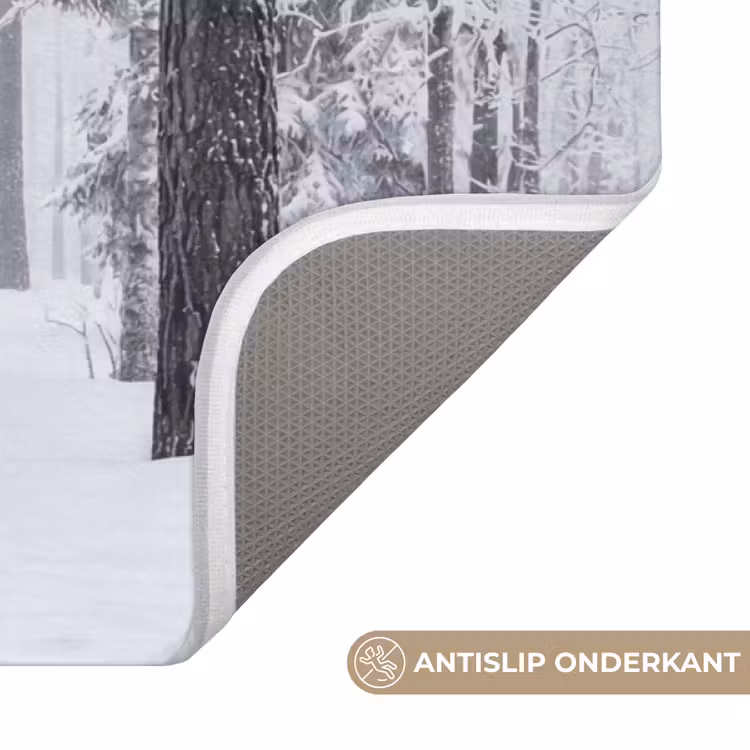 Badmat - Bos - Sneeuw - Pad - Winter - Stilte — 3