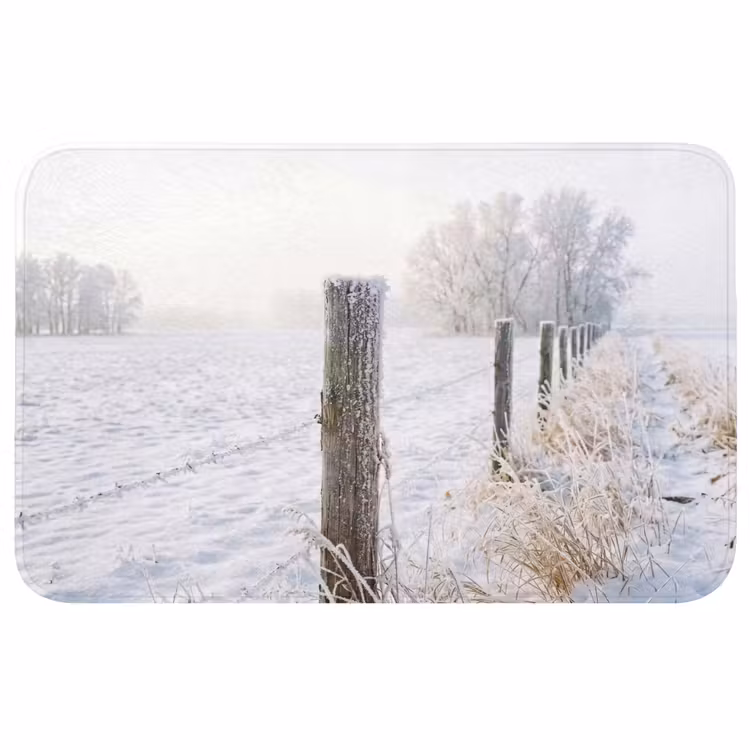 Badmat - Hek - Sneeuw - Mist - Platteland - Nostalgisch — 1