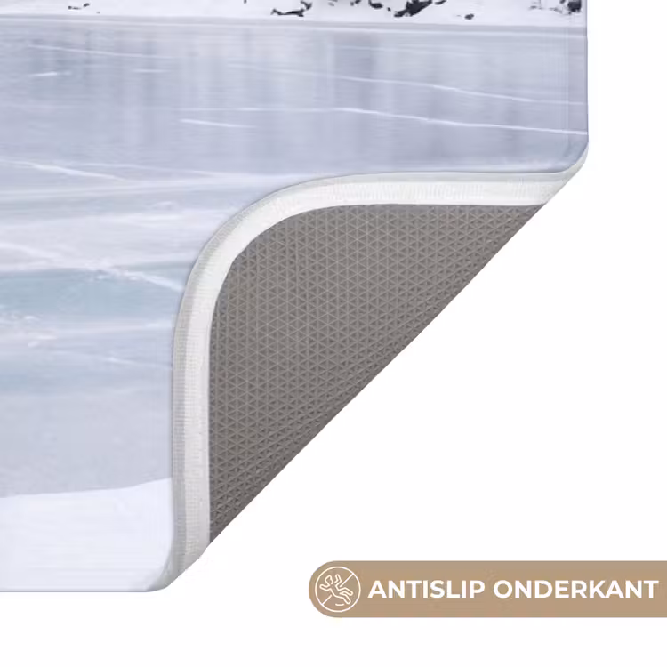 Badmat - Meer - Dennen - IJs - Winter - Rustgevend — 3