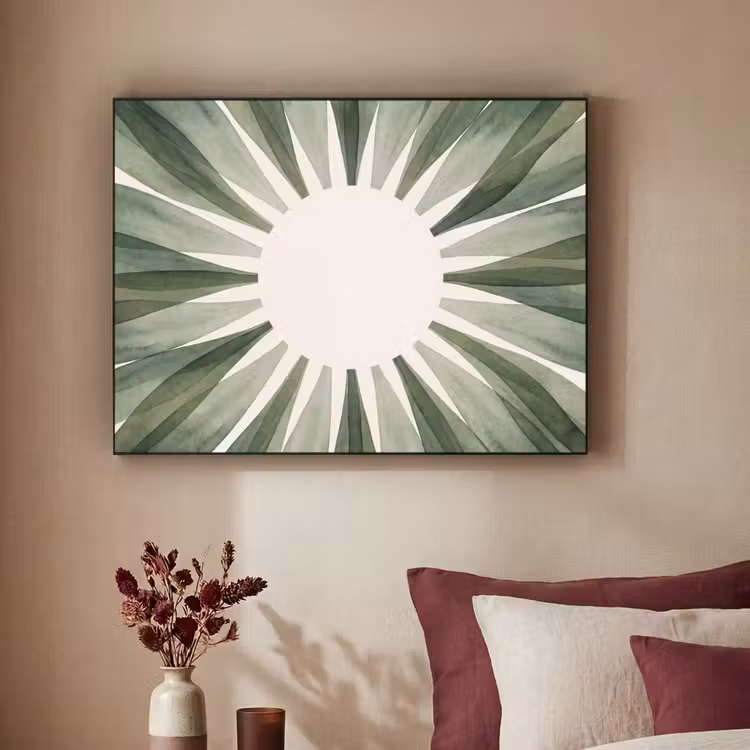 Art Frame - Planten - Abstract - Waterverf - Groen - Natuur — 2