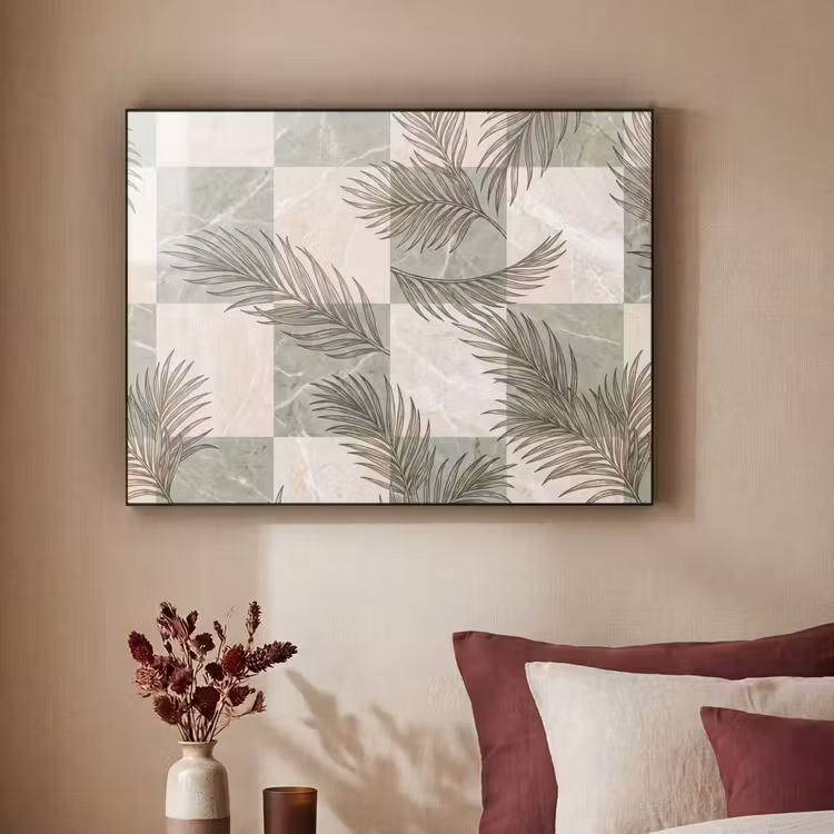 Art Frame - Planten - Bladeren - Marmer - Modern - Groen — 2