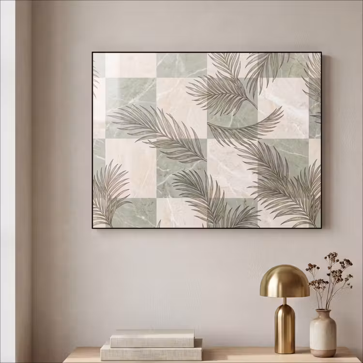 Art Frame - Planten - Bladeren - Marmer - Modern - Groen — 3