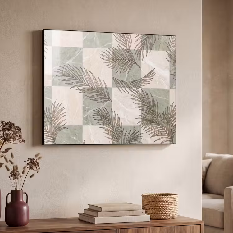 Art Frame - Planten - Bladeren - Marmer - Modern - Groen — 4