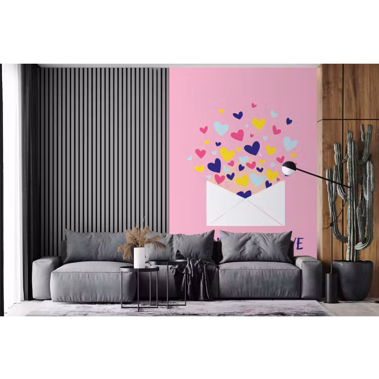 Behang - Envelop - Love - Hartjes - Valentijn — 4