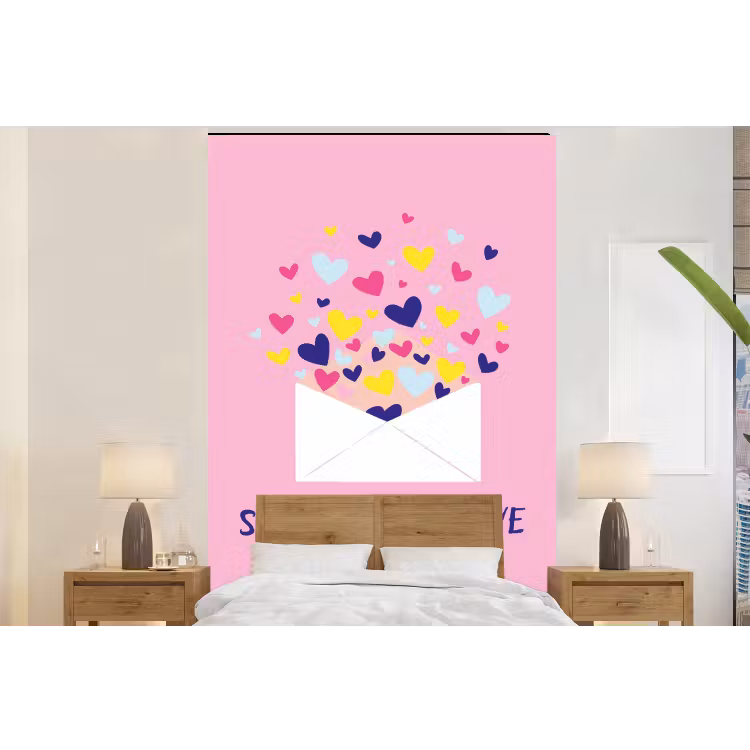 Behang - Envelop - Love - Hartjes - Valentijn — 6