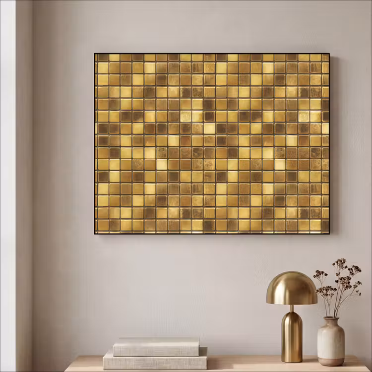 Art Frame - Tegels - Mozaïek - Luxe - Warm Goud — 3