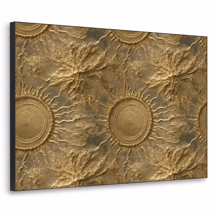 Art Frame - Zon - Reliëf - Antiek - Goud — 1