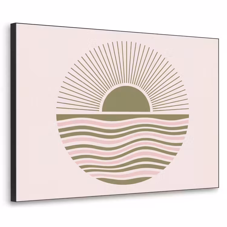 Art Frame - Zon - Zee - Abstract - Modern - Roze — 1