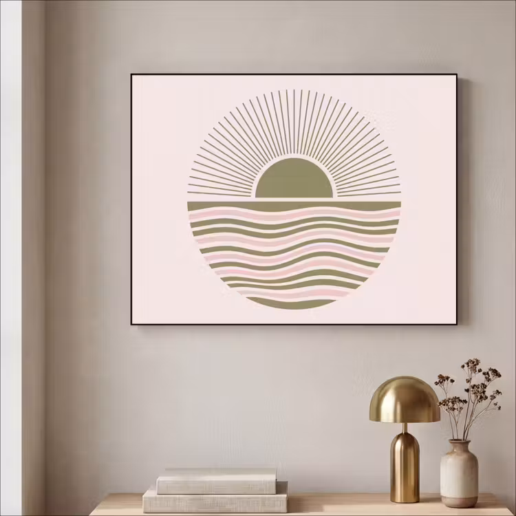 Art Frame - Zon - Zee - Abstract - Modern - Roze — 3