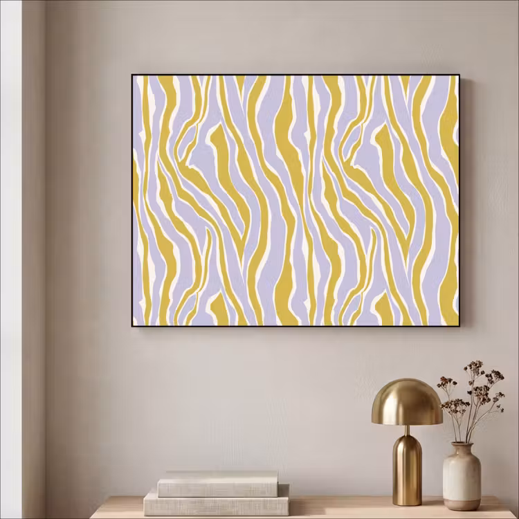 Art Frame - Zebra - Modern - Meerkleurig — 3