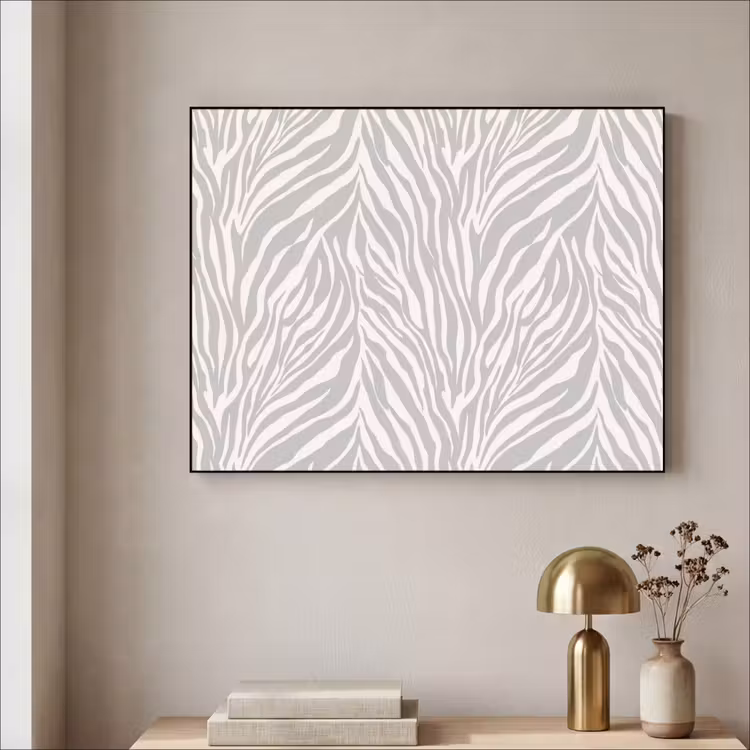 Art Frame - Zebra - Motief - Grijs — 3
