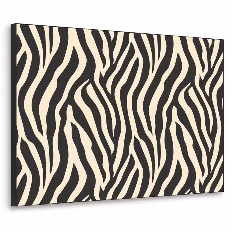 Art Frame - Zebra - Print - Klassiek - Zwart — 1