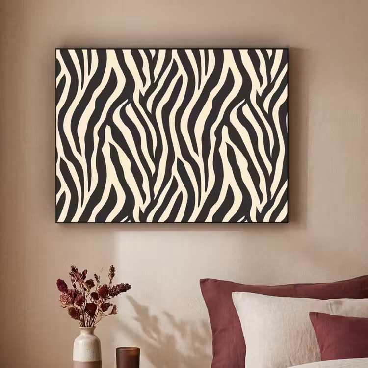 Art Frame - Zebra - Print - Klassiek - Zwart — 2