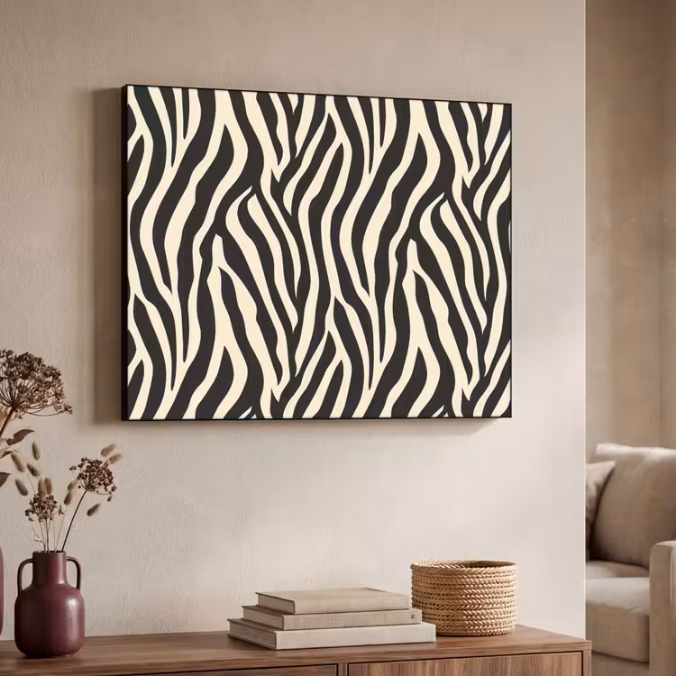 Art Frame - Zebra - Print - Klassiek - Zwart — 4